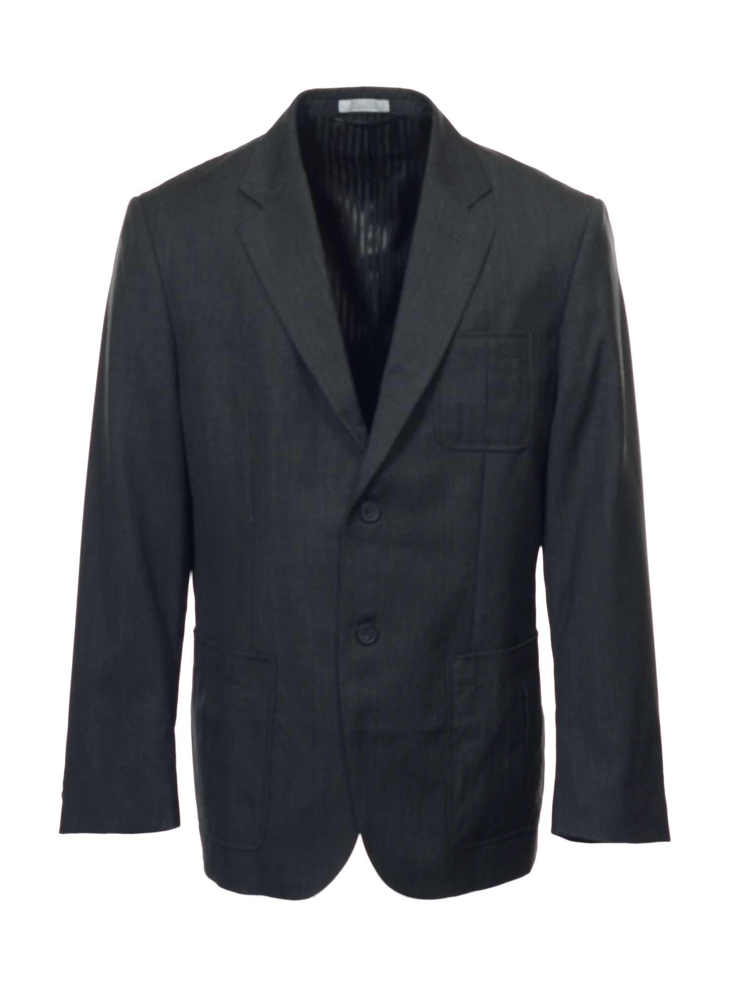 LIZ CLAIBORNE Mens Charcoal Wool/Silk Blend 2 Button Sport Coat LIZ CLAIBORNE Mens Charcoal Wool/Silk Blend 2 Button Sport Coat